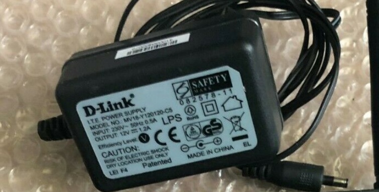 100% brand New 12V 1.2A D-LINK MV18-Y120120-C5 D-link DSL-2640R 54 Mbps 10/100 Wireless G Router